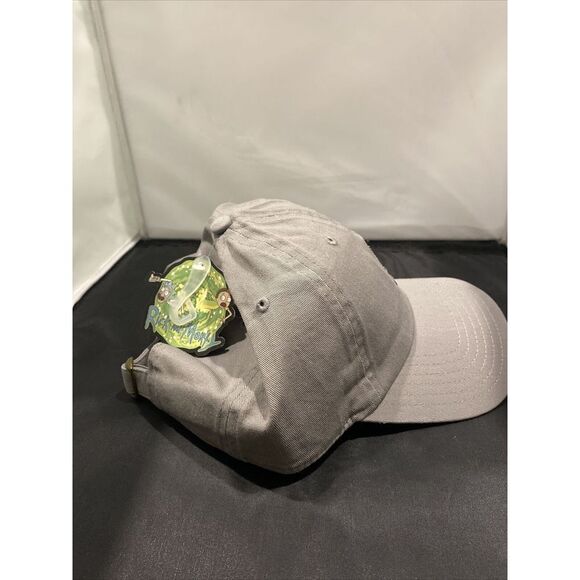 RICK AND MORTY SNUFFLES ROBOT DOG OFFICIALLY LICENSED CAP NEW GRAY HAT - Picture 4 of 4